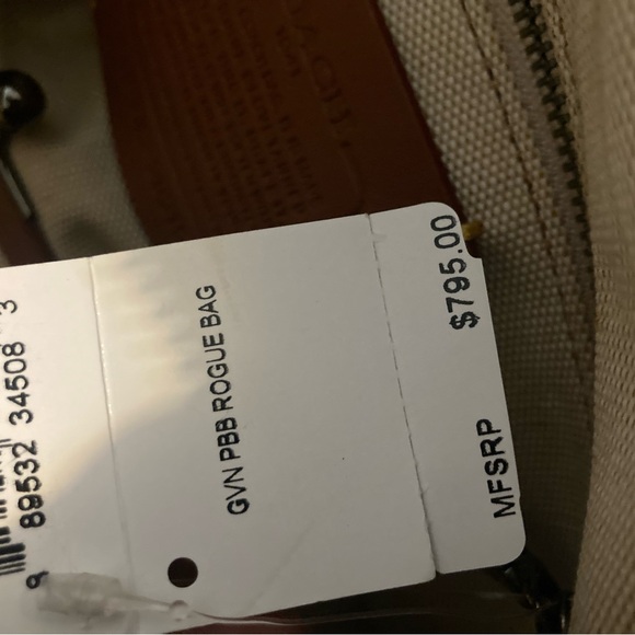 first generation Coach 1941 Rogue satchel bag in chalk - Picture 11 of 14